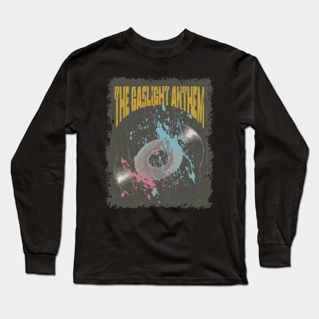 The Gaslight Anthem Vintage Vynil Long Sleeve T-Shirt by K.P.L.D.S.G.N